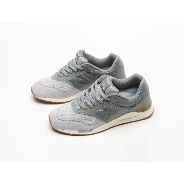 New Balance 840 Light Grey Teal Perfect Kick Original