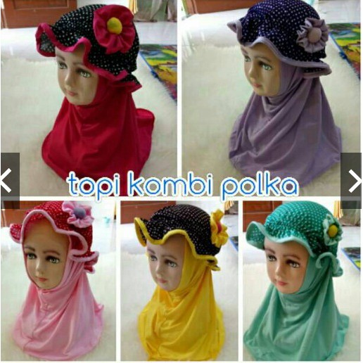 Jilbab Anak Hijab Baby Polca Kerudung Anak Baju Muslim Anak