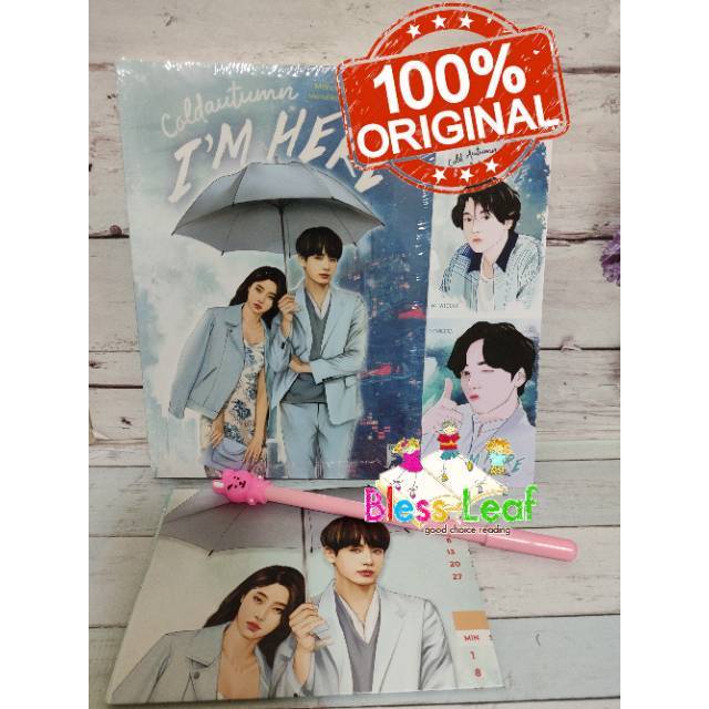 NOVEL  I'M HERE oleh Coldautumn edisi ttd + bonus