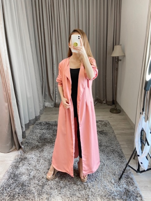 Maxy Cardigan wanita / Long outfit / Cardigan dusty