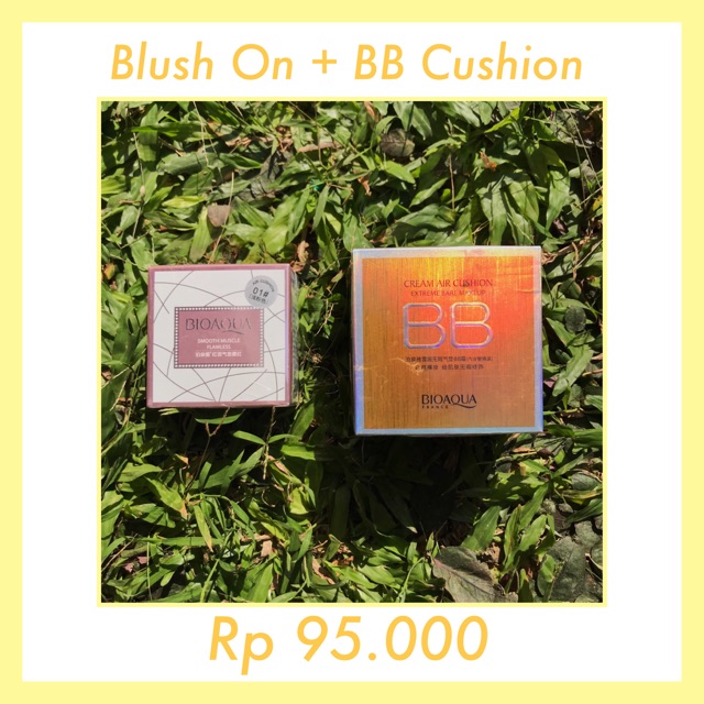 Bioaqua Blush On Cushion + Bioaqua BB Cushion