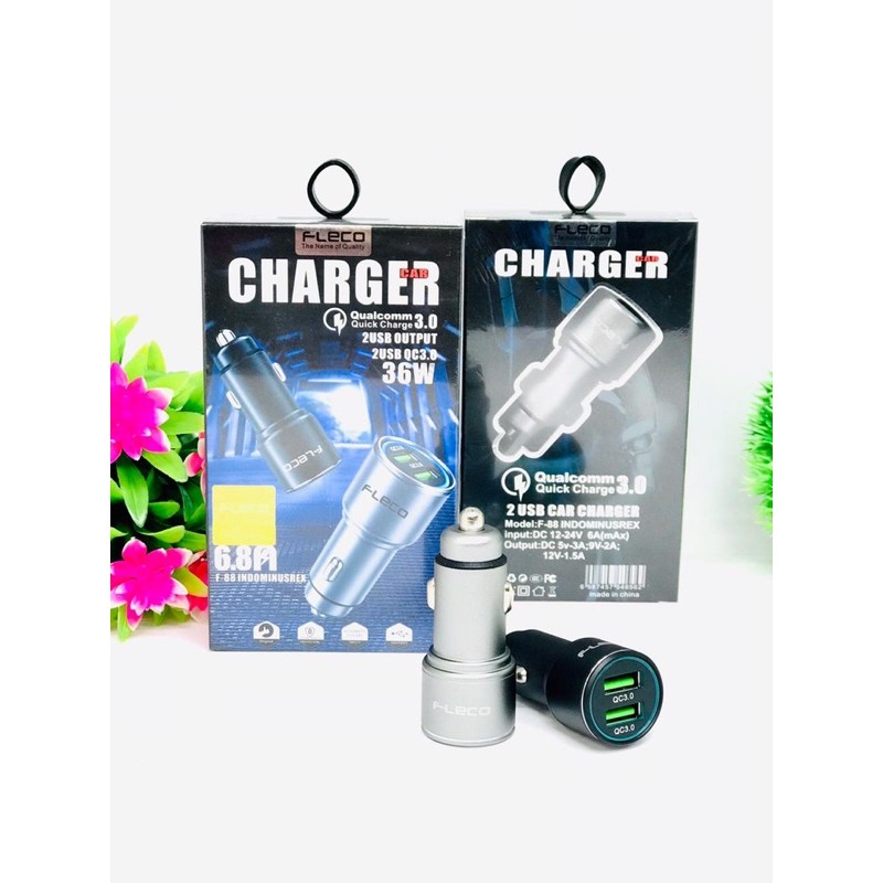 PROMO BATOK SAVER FLECO F88 INDOMINUREX ORIGINAL BODY METAL  2USB FAST CHARGING 36w