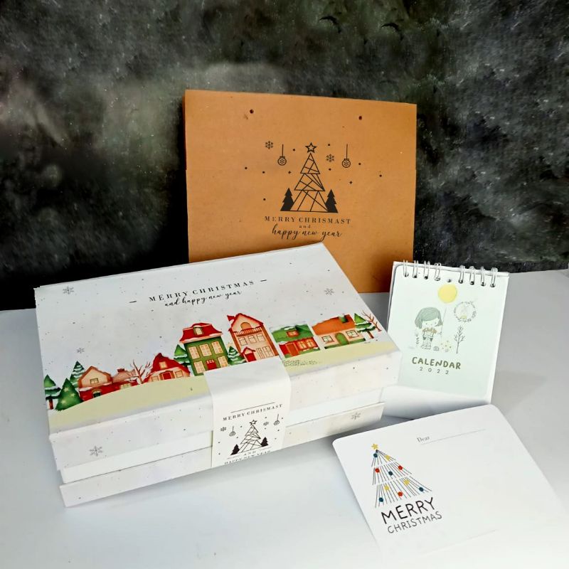 

Paperbox / hampers Natal / Hard Box (BISA CUSTOM TULISAN, TAMBAH LOGO, NAMA DLL )