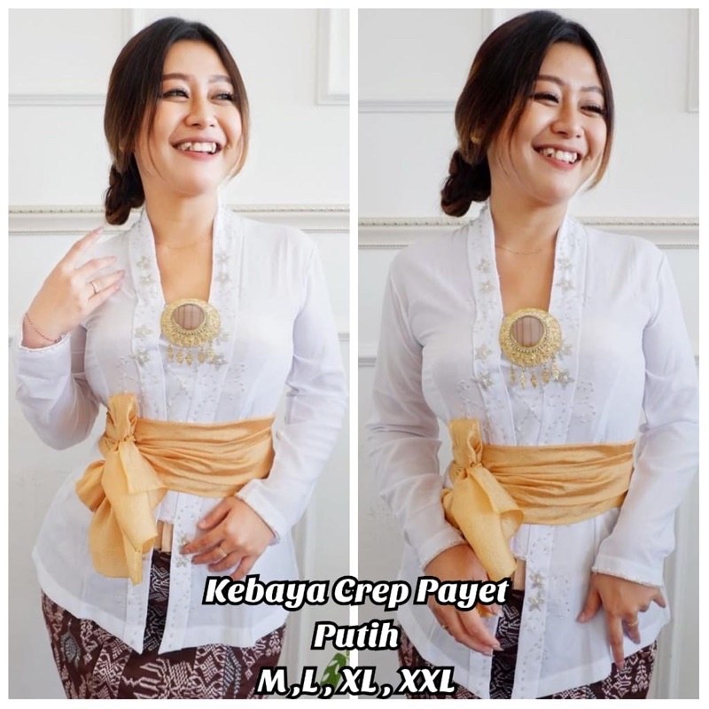 KEBAYA BALI DIAMOND CREPE PAYET/KEBAYA MODERN/KEBAYA BALI