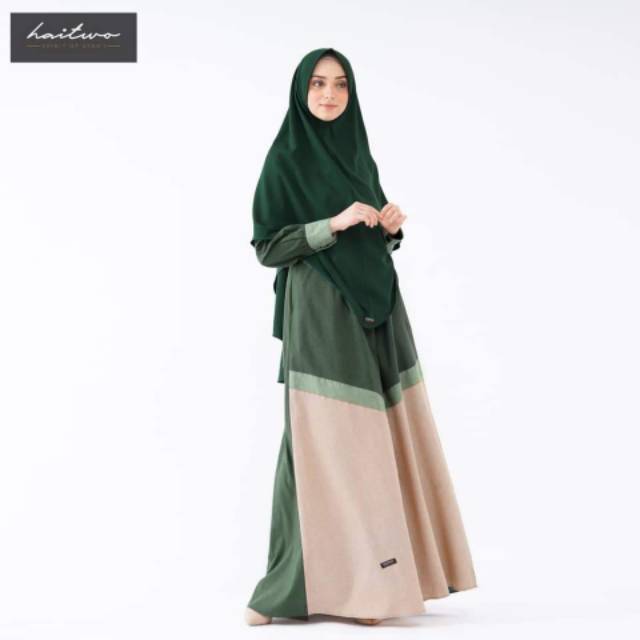 GAMIS SYARI GM 69 II 1  SET KHIMAR II HAITWO