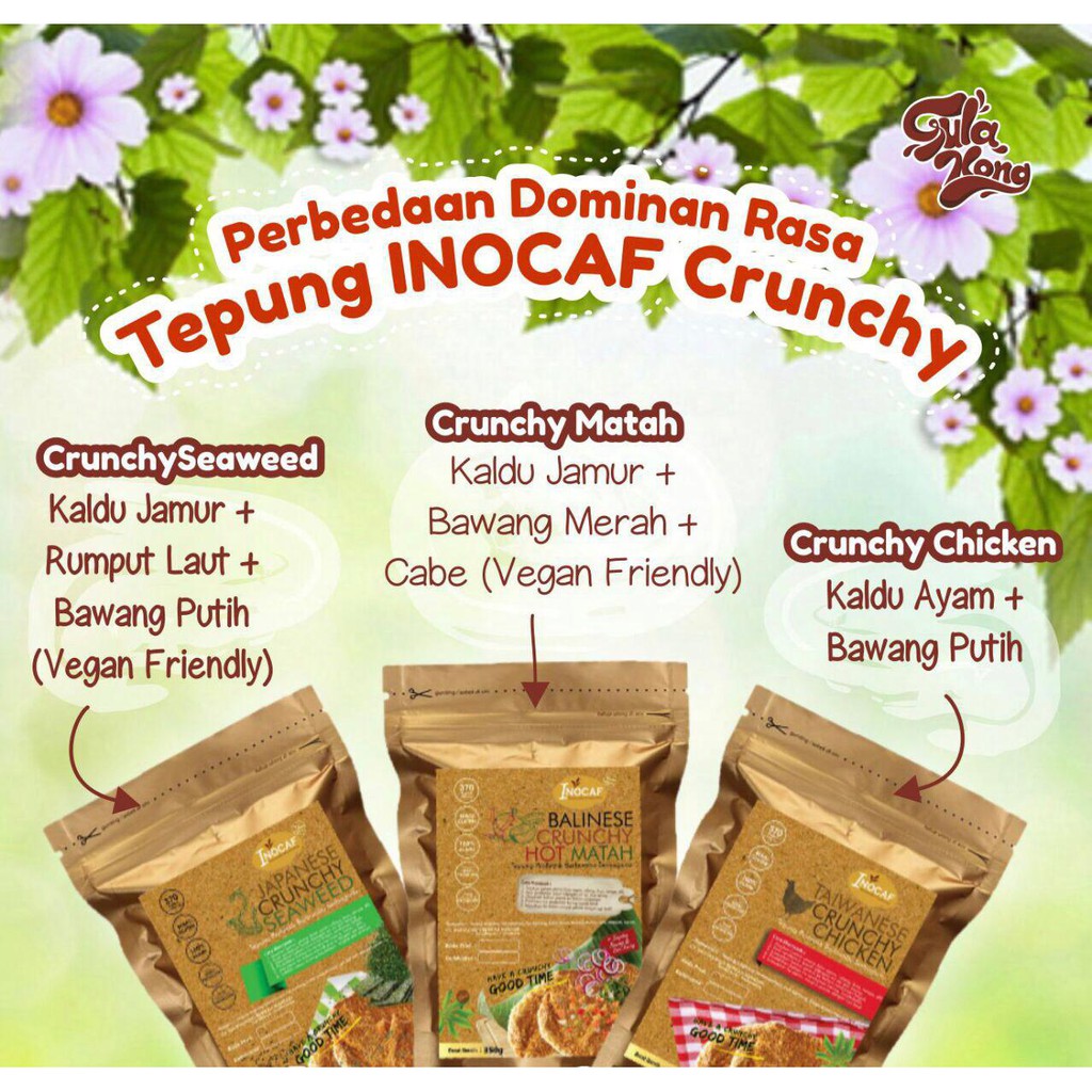 Tepung Bumbu Crunchy Inocaf Bebas Gluten