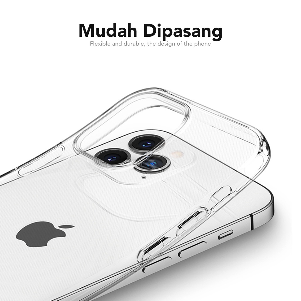 Soft Case Pelindung Lensa Bahan Silikon Bening Untuk Iphone 12MINI 12 12PRO 12PROMAX