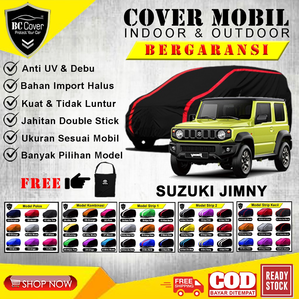 Body Cover Mobil Jimny / Sarung Mobil Suzuki Jimny / Selimut Mantel Pelindung Jas Penutup Mantol Kerudung Tutup Suzuki Jimny Outdoor