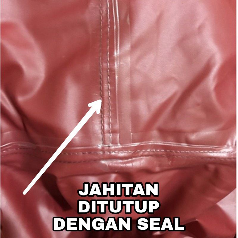 Raincoat | Jas Hujan Mantol Mantel Pria Wanita Setelan Dewasa Bahan PVC Premium Tebal Keren Original Waterproof By Masela