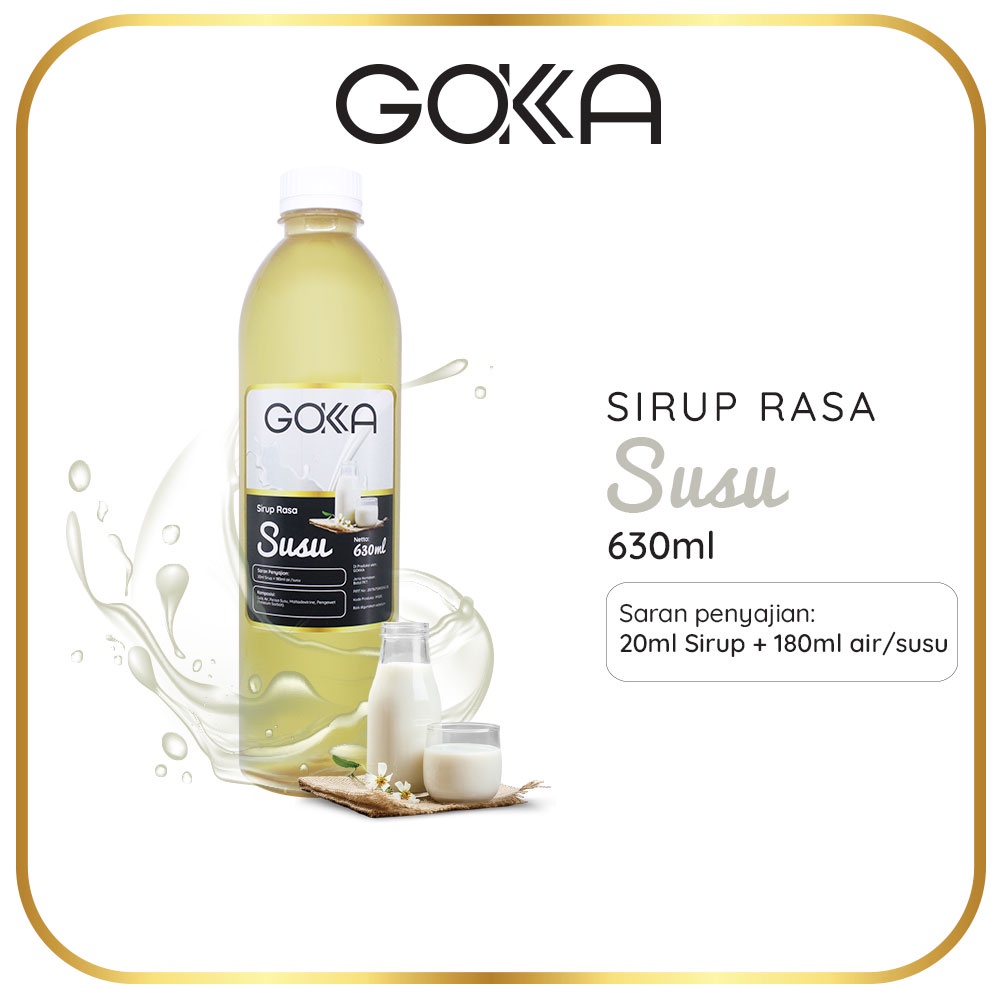 

Gokka Syrup milk - Sirup susu 640 ml