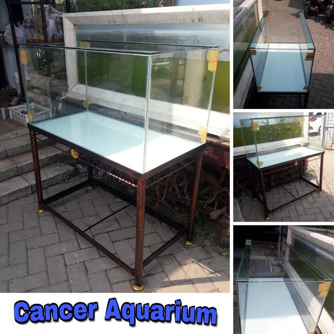 restok Aquarium  Kaca 100x50x50  Full 8mm Rak Besinya 