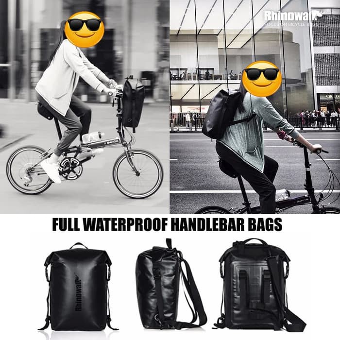 Tas Handlebar Stang Pannier Sepeda Waterproof Rhinowalk RK18991