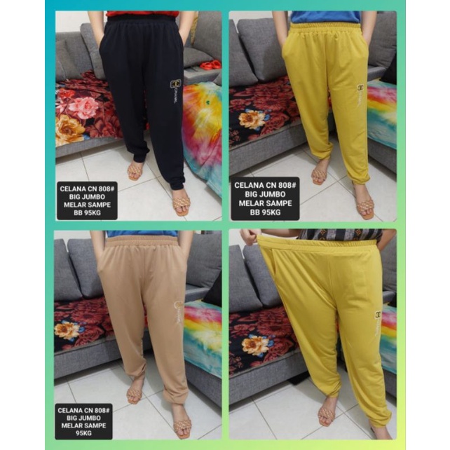 NEW CELANA JOGGER  808 JUMBO / CELANA WANITA MURAH / CELANA MURAH