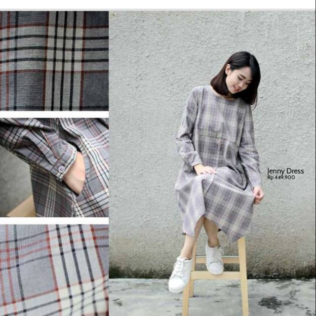 Jenny dress brown Corniche