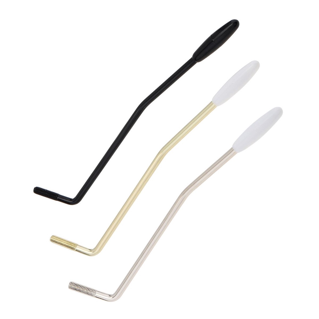 3 Pcs / lot Tremolo Arm Whammy Bar Vibrato Bahan Baja Warna Hitam Emas Silver Ukuran 6mm Untuk Gitar Listrik