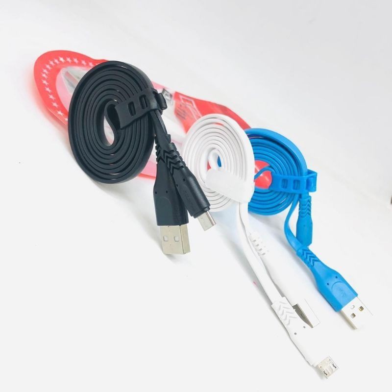 Kabel Data FLECO USB Micro Kabel Casan Kabel Charger FLECO V8 BB Android Micro Fast Charging T-111