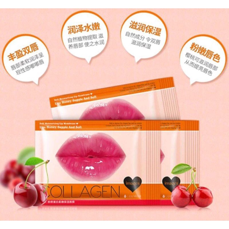 masker bibir collagen