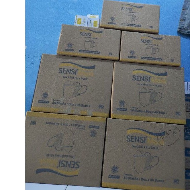 MASKER SENSI DUCKBILL/ECER/EMBOS SENSI/ REPACK ISI 5