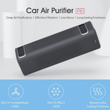 ROIDMI P6 Car Air Purifier Double Fan Circulation High-performance