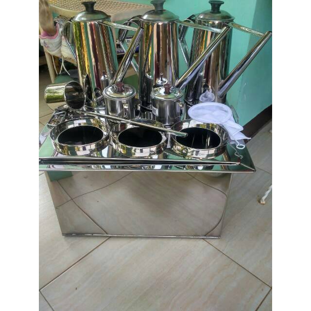 Dandang thai tea stainless kotak jumbo