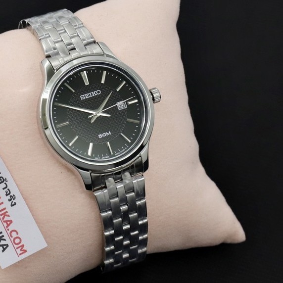 Seiko Ladies SUR649P1 Quartz Black Dial - Jam Tangan Wanita SUR649