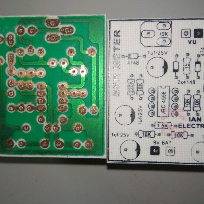 ✔️FLA⚡H⚡ALE✔️ Pcb ESR analog JRC4558 termurah se indonesia