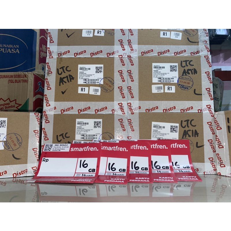 KARTU SMARTFREN 16GB 14 HARI GRATIS NELFON SESAMA DALAM 14 HARI