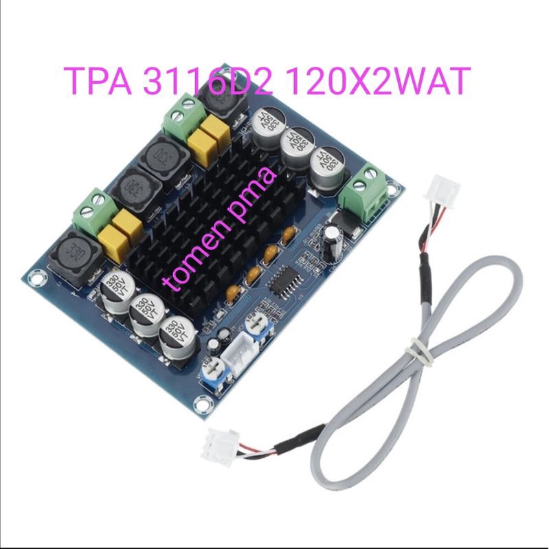 KIT TPA3116D2 STEREO 120X2 IC KAKI 32 JAMIN ORIGINAL