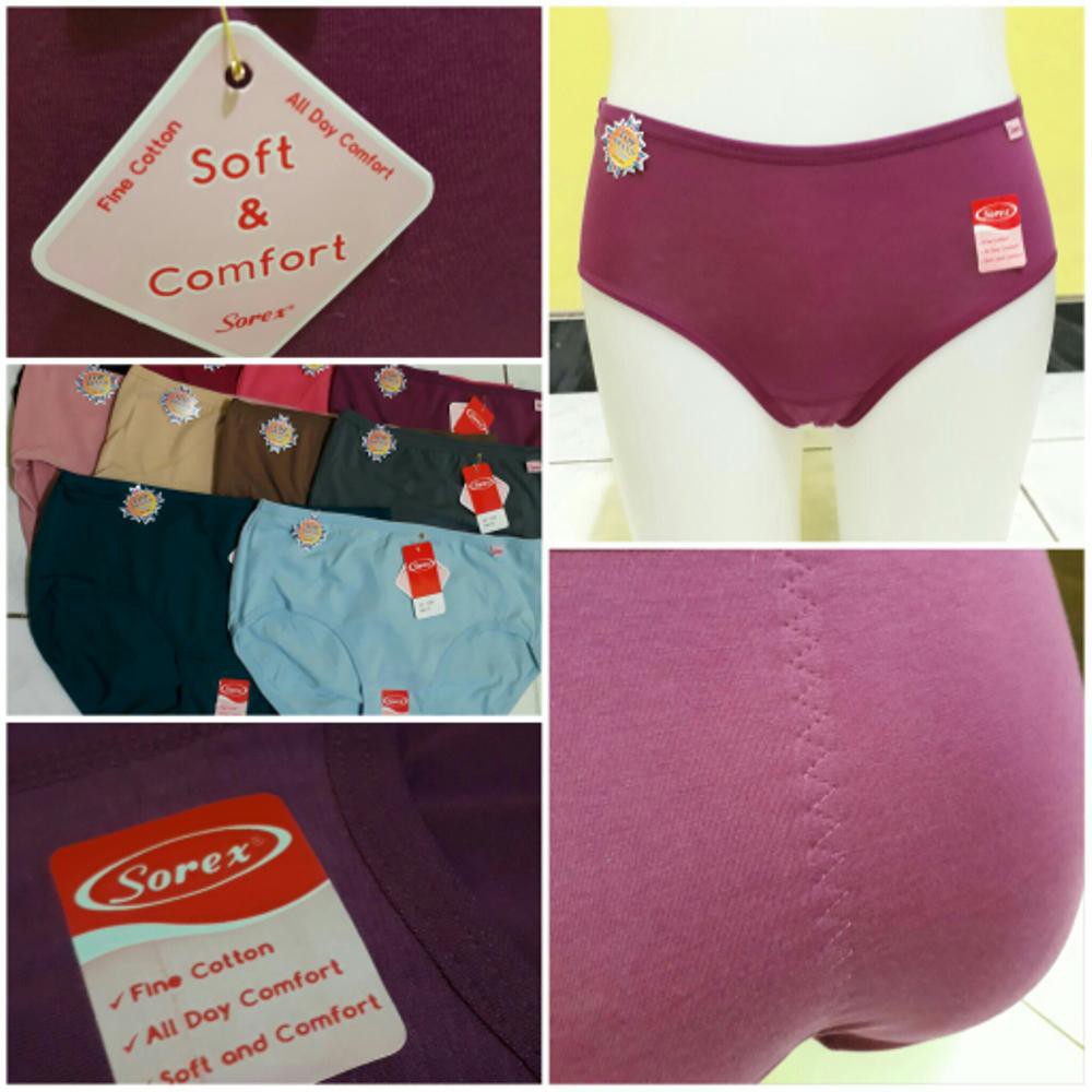 Celana Dalam 1227 &amp;1228 Sorex | Pakaian Dalam CD Wanita Sorex Asli Termurah Bahan Katun Soft&amp;Comfort