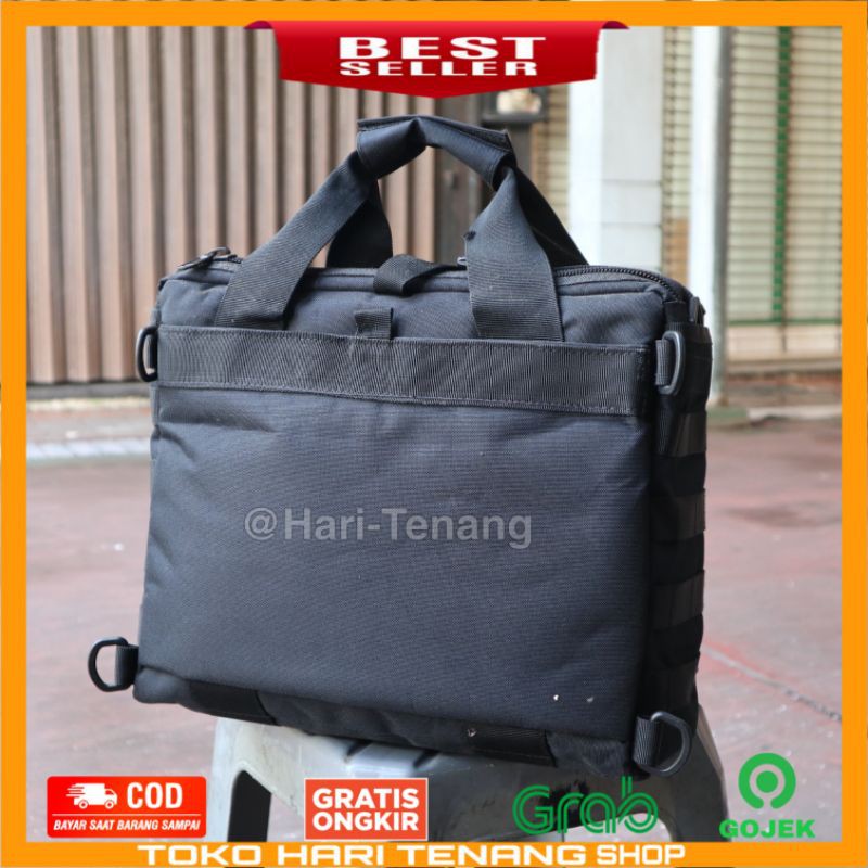 TAS SELEMPANG 305 HITAM TAS LEPTOP IMPORT