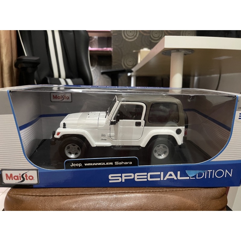Diecast Maisto Jeep Wrangler Sahara (special edition)