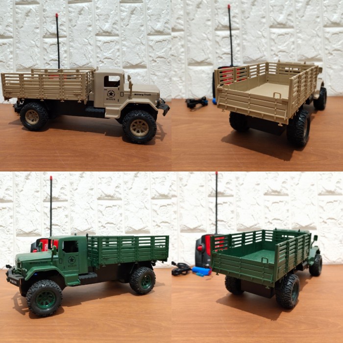 RC Truk Militer Army Muatan Remote Control - Truck Military