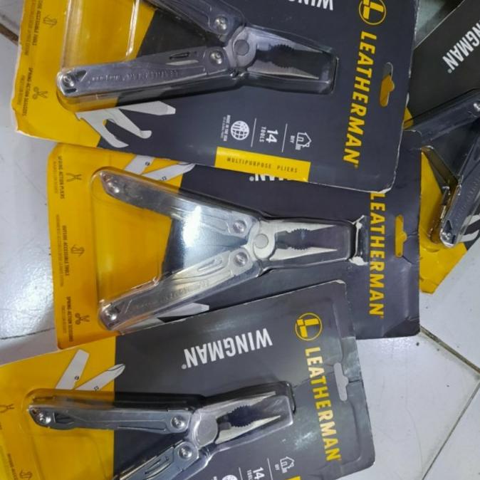 PISAU LIPAT MULTI TOOLS LEATHERMAN WINGMAN SULVIVAL KIT MULTI ORIGINAL DSFG46316