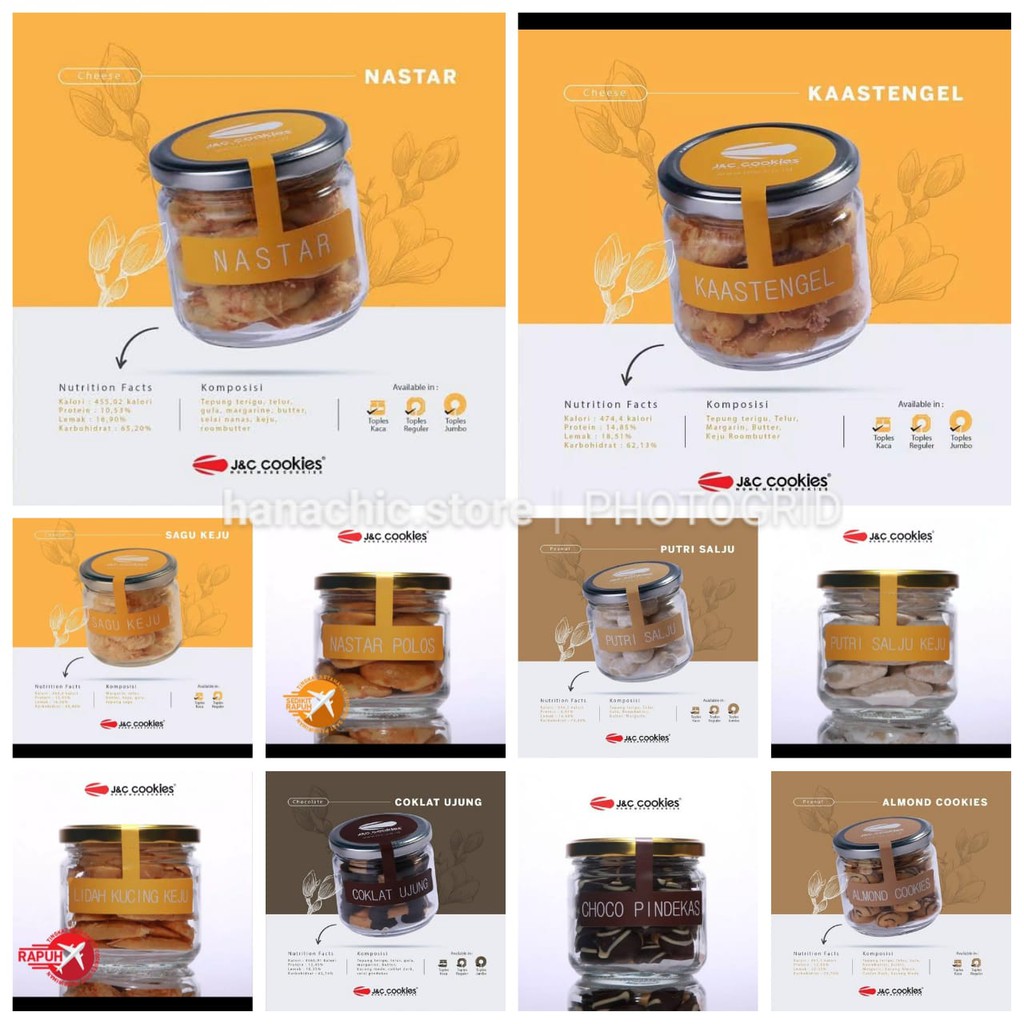 JnC J&C Cookies Toples Kaca Bandung