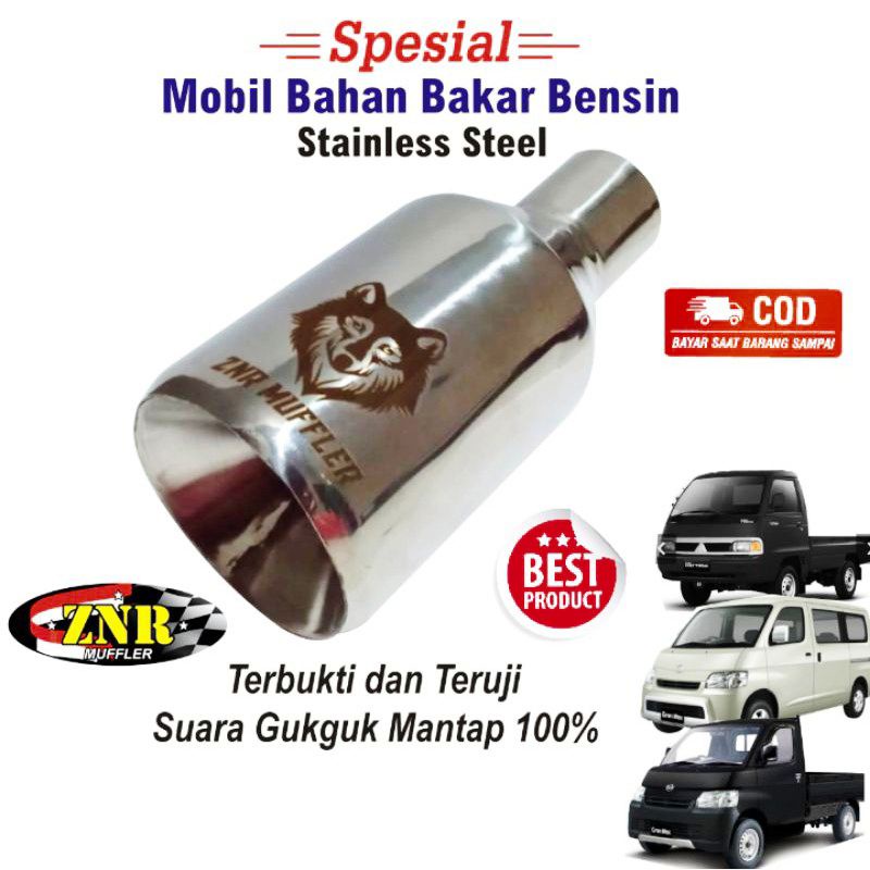 Knalpot Srigala Mobil Bensin  Grandmax Carry T120 L300 Luxio Xenia Kijang Apv