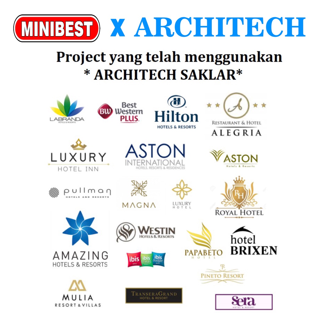 [NEW] ARCHITECH SAKLAR LAMPU/ STOP KONTAK SAKELAR/ CETEKAN/ COLOKAN ARCHITECH VENUS A69