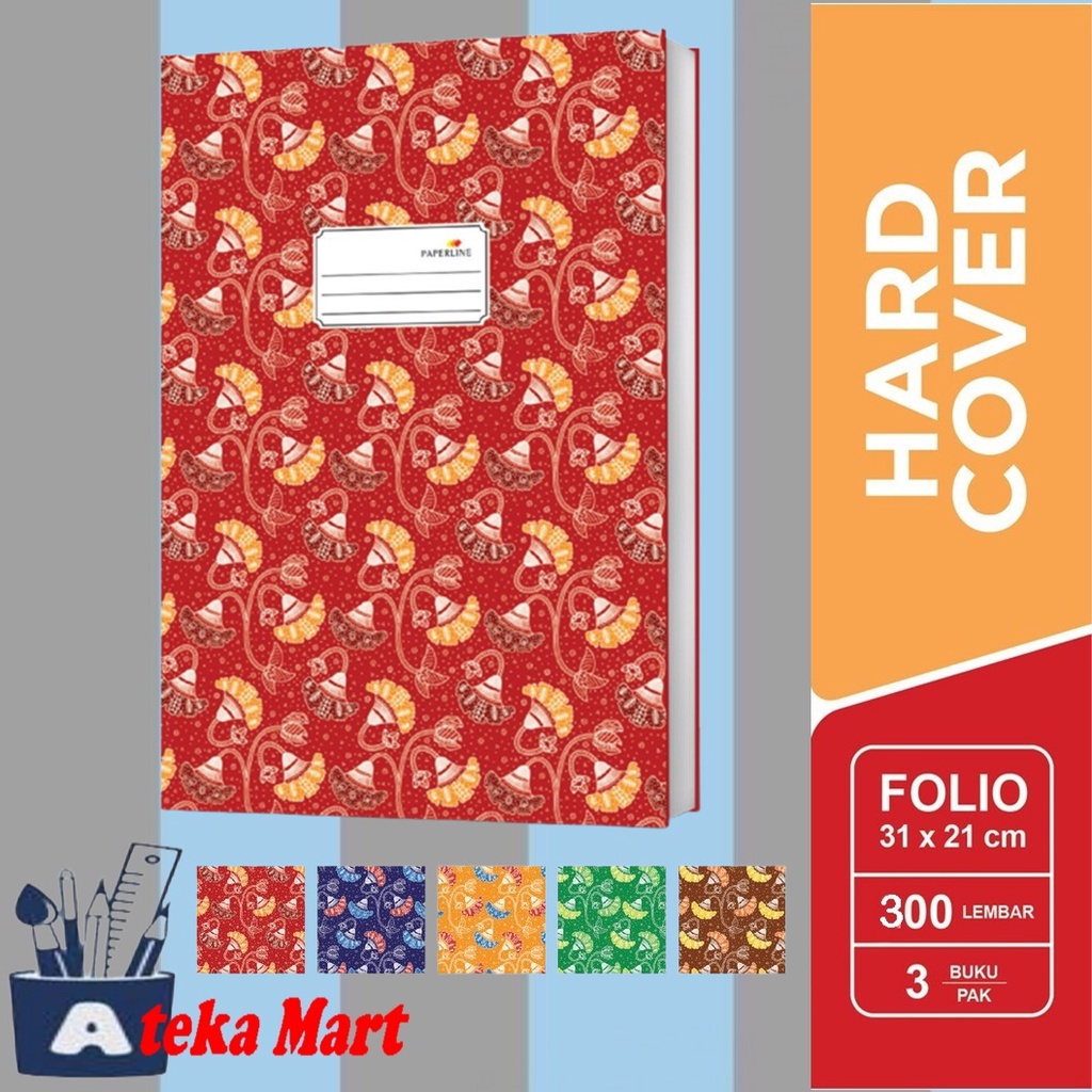

PAPERLINE BUKU FOLIO HARDCOVER 300