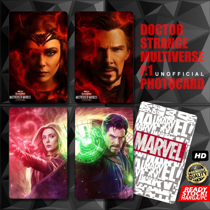 Photocard Doctor Strange Multiverse of Madness Part 1 Kartu Koleksi Photo Card