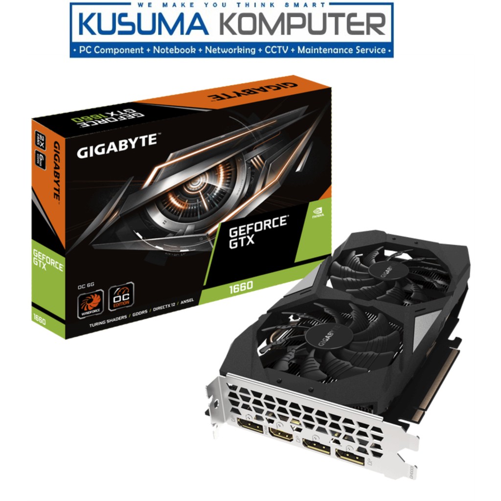 VGA Gigabyte GeForce GTX 1660 OC 6GB GDDR5 GV-N1660OC-6GD