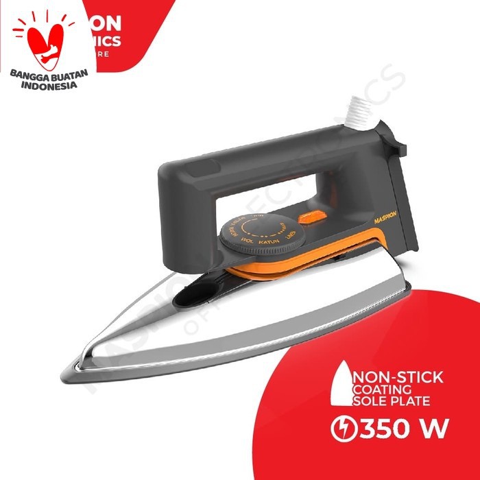 Setrika Maspion HA110 | Gosokan Maspion HA-110 HA 110 350W Garansi 1 Tahun