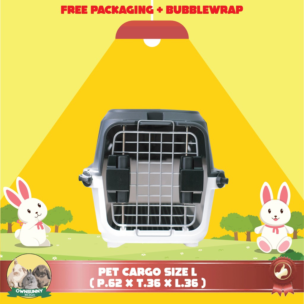 PET CARGO DAYANG UKURAN SIZE L TRAVEL CARRIER UNTUK HEWAN