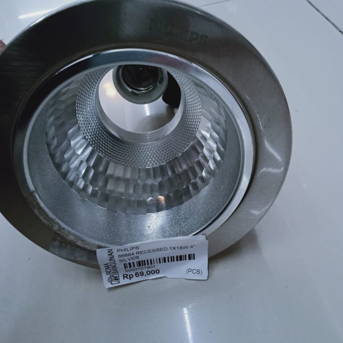 Phillips Kap Lampu Downlight Tempat Fitting Corong Lampu 8W 4 INCHI 4