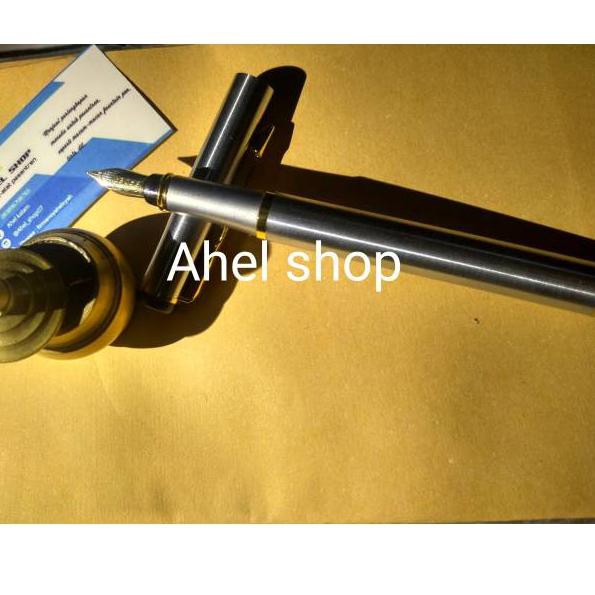 

Paling Disukai.. [Bayar di tempat] satu paket tinta + Fountain pen full stainlis kuningan sudah di a