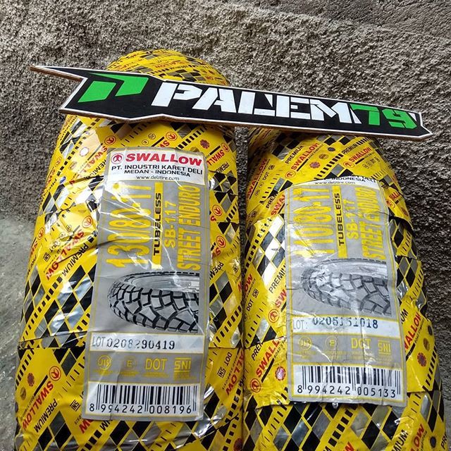 Ban Semi Enduro Swallow SB117 17 - 110 & 130 Supermoto KLX 150 Dtracker