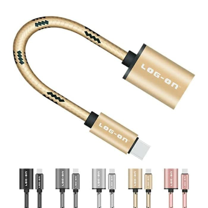 OTG KABEL LOGON LO-OT01 MICRO USB - TYPE-C - OTG TRANSFORM DATA STORAGE