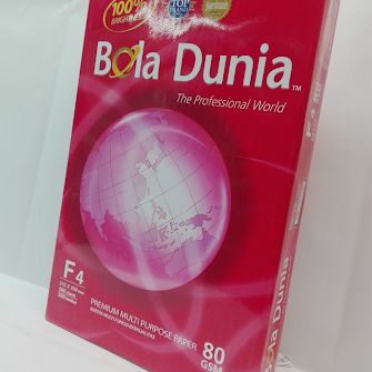 

Kertas HVS F4 80gsm Bola dunia