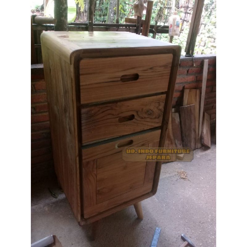 mebel murah nakas / lemari kecil minimalis furnitur kayu jati jepara