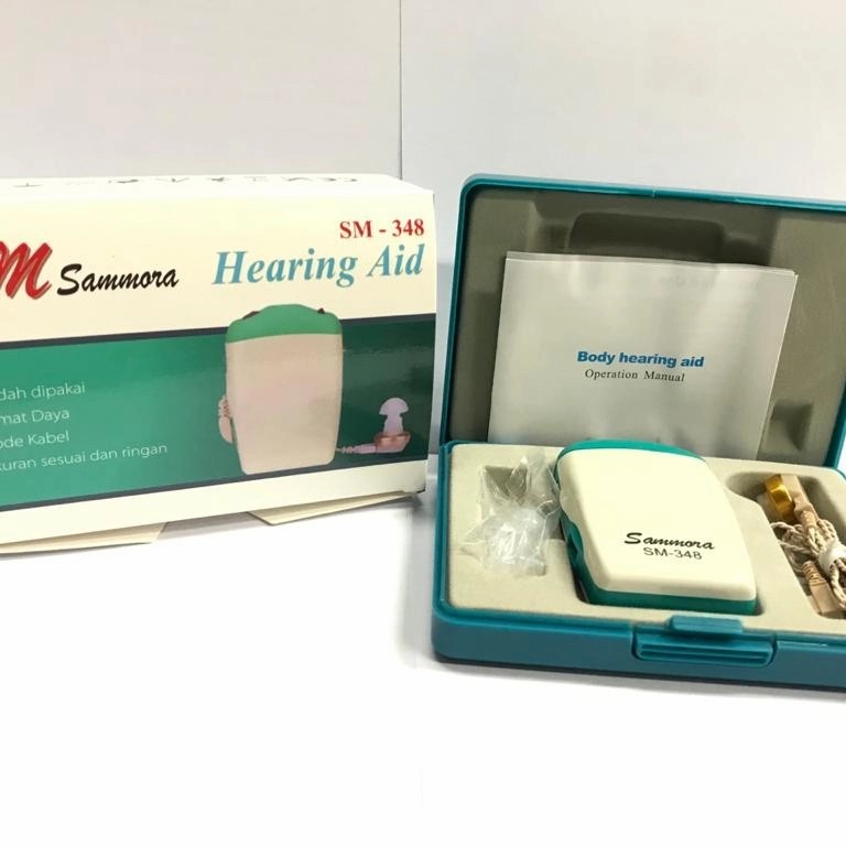 Hearing Aid Sammora / Alat Bantu Dengar Pakai Kabel / Jernih Abd SM 348