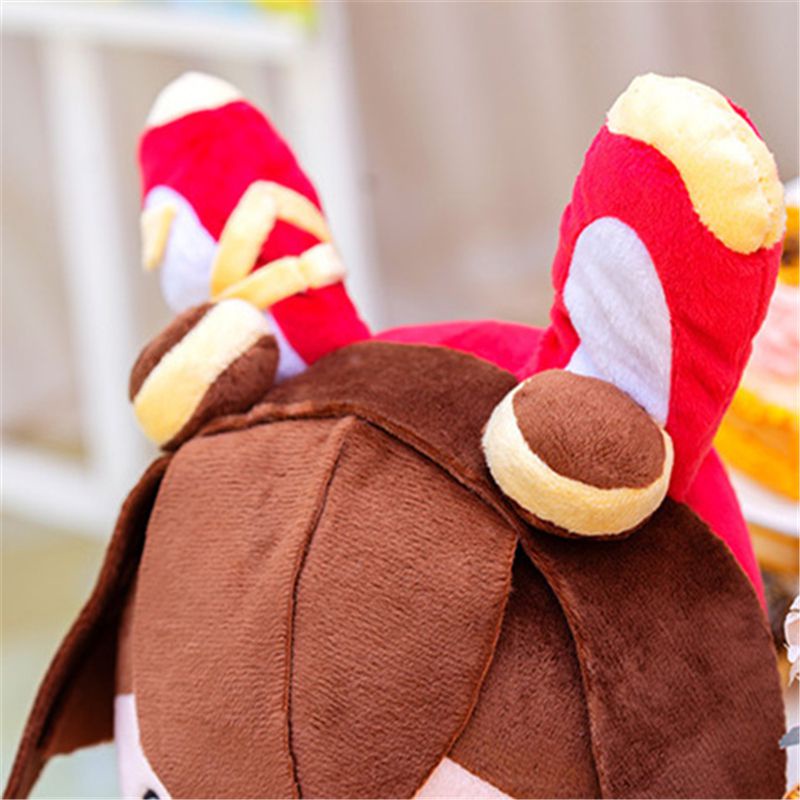 40cm Boneka Kelinci Genshin Impact Baron Bunny Amber Bahan Plush Untuk Cosplay