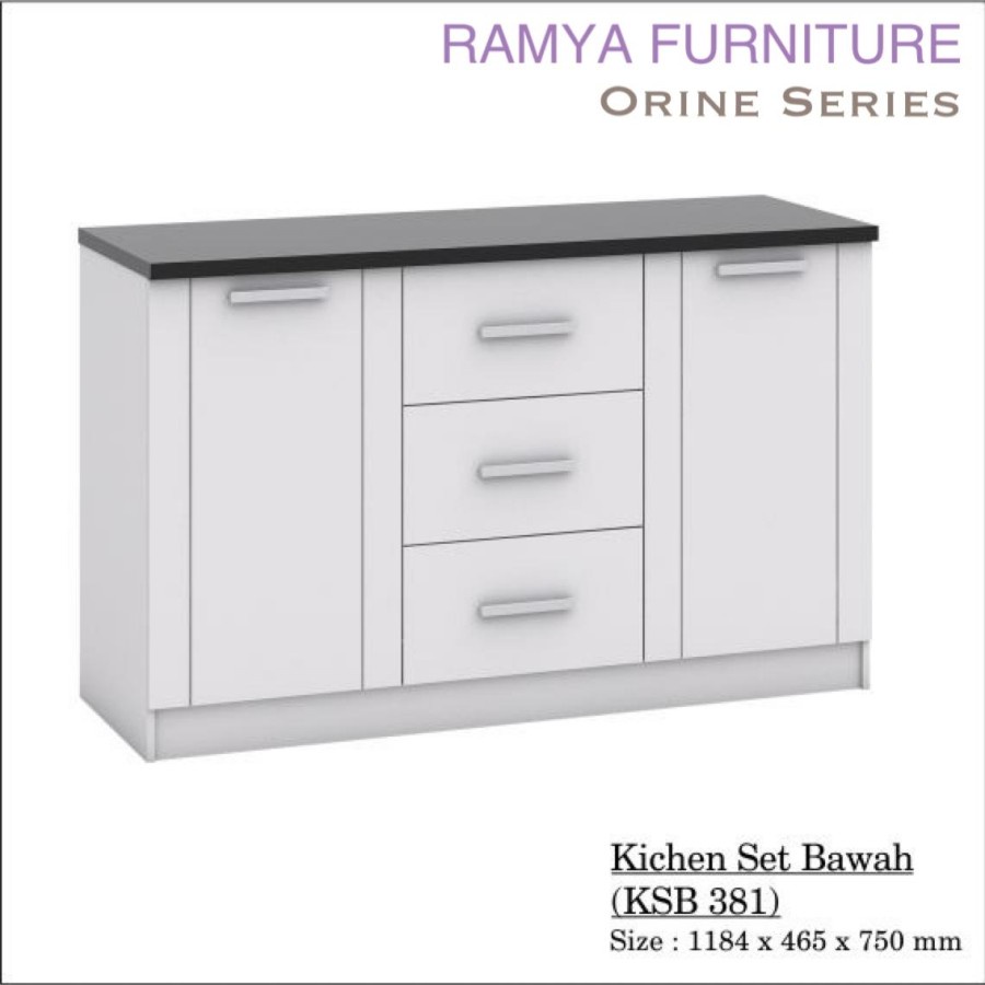 Kitchen set 3 Pintu Bawah,Lemari Dapur